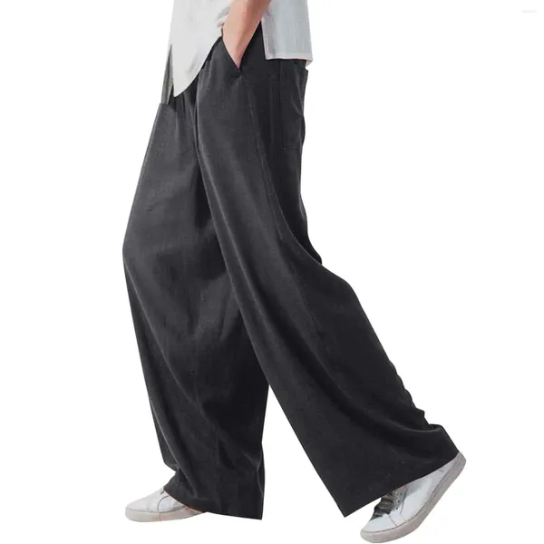 Männer Hosen Casual Lange Hosen Für Mann Trendy 2023 Hängen Stil Breite Bein Gerade Rohr Übergroßen Kleidung Streetwear