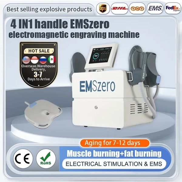 Novo DLS-EMSlim 12 Tesla Alta onda eletromagnética Novo estilo Electromagnet portátil Slimming Muscle Machine emsZero CE Certificação