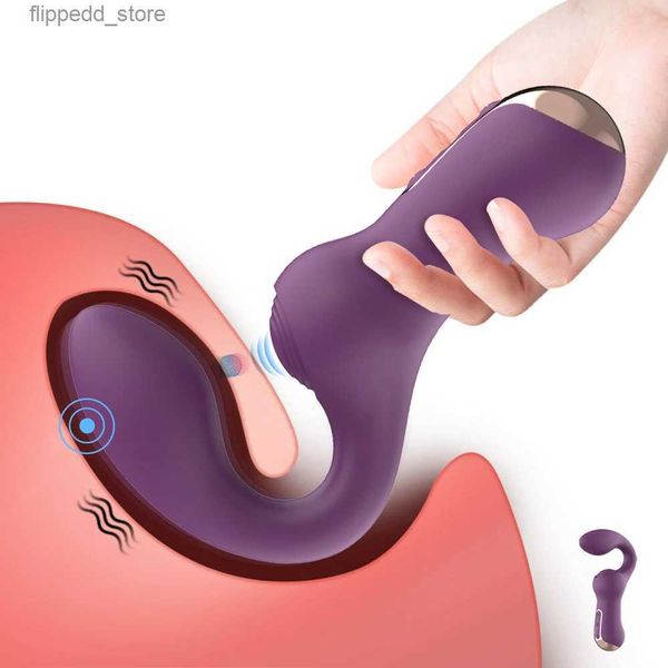 Andere Massageartikel Zauberstab AV-Vibratoren Sexspielzeug für Frauen Masturbator 10 Geschwindigkeiten Vibrierender G-Punkt-Klitoris-Stimulator Massagegerät Erwachsene Produkte Q231104