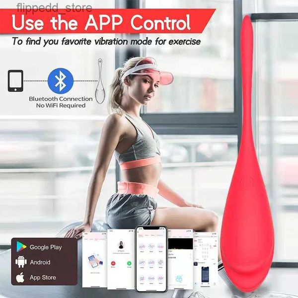 Outros itens de massagem Wearable APP Bluetooth Controle Remoto Vibrador G Spot Clit Massage Vibratório Vibrador Estimulador Adultos Brinquedos Sexuais Para Mulheres Q231104