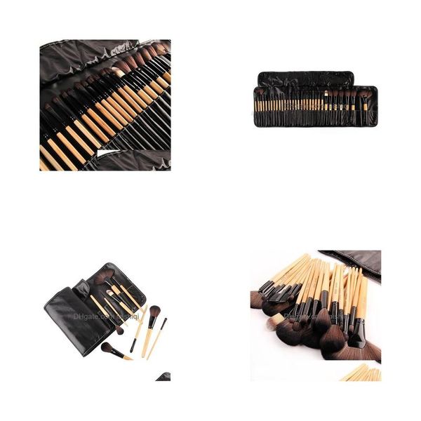 Pincéis de maquiagem atacado-32pcs macio profissional cosmético compõem kit de ferramentas de escova conjunto 2pme entrega de gota saúde ferramentas de beleza accessori dhcgf