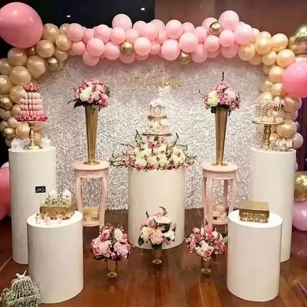 3 stücke Runde Zylindersockel Display Art Decor Kuchenregal Sockel Säulen für DIY Hochzeit Dekorationen Urlaub FY3270 ss0404