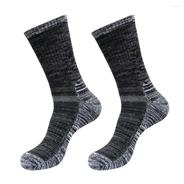 Herrensocken in der Mitte der Wade, geruchlos, verdickt, Wintersport für Männer, weich, rutschfest, bunt, Patchwork, Basketball