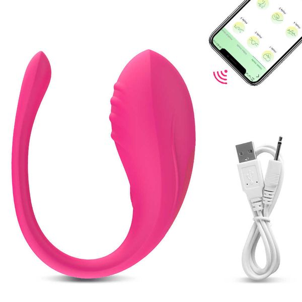 Nuovi vibratori per app Bluetooth Uovo Telecomando senza fili G Spot Stimolatore del clitoride Massaggiatore Giocattoli del sesso per le donne_voghion.com