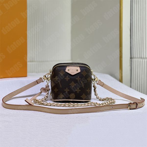 Designer Micro Vanity Camera Box Donna Uomo Mini Marsupio Custodie per cosmetici Crossbody Lady Mini Custodia per trucco Borsa per trucco Borsa a cubo