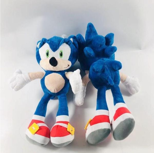 Doll 28cm Nova chegada Sonic the Hedgehog Tails Knuckles Echidna Backed Animal Brinush Toys Halloween Presente