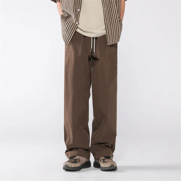 Pantaloni da uomo Streetwear Uomo Cargo Hip Hop Jogger Harlan Maschio Harajuku Tinta unita Pantaloni sportivi Casual Uomo Pantaloni sportivi neri