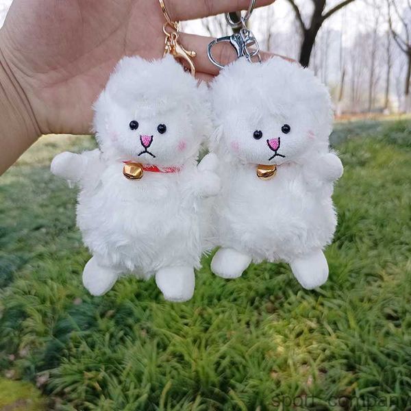 Little Sheep Doll Kichain Cartoon Plush Toy Doll Casy Bag Ornament Friends Gifts Keychain Acessórios