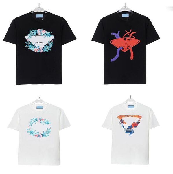 Frauen-Designer-T-Shirt 23SS Sommer-T-Shirts mit Buchstaben umgekehrtes Dreieck Kurzarm-T-Shirts Mode-Design-Kleidung asiatische Größe