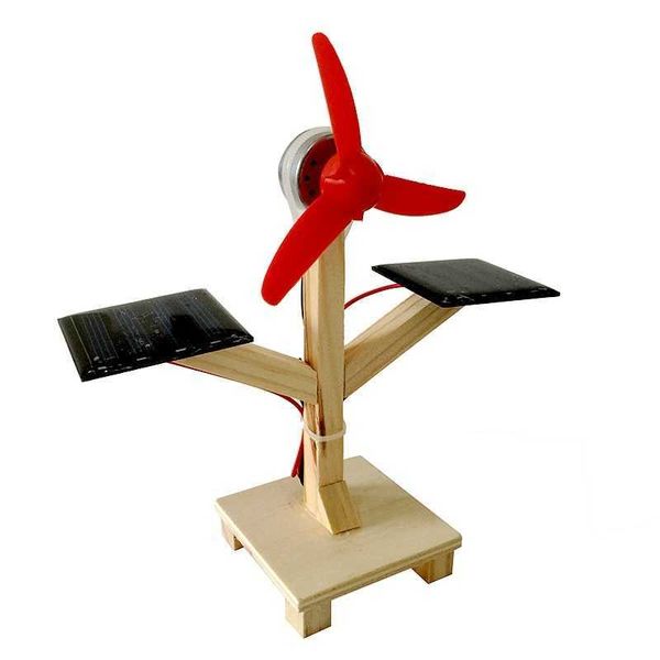 Giocattoli a energia solare Giocattolo fai-da-te Ventilatore solare Generatore di energia solare Motore a corrente continua Mini ventilatore Pannello Kit modello di educazione scientifica fai-da-te Giocattoli per lo sviluppo dei bambini