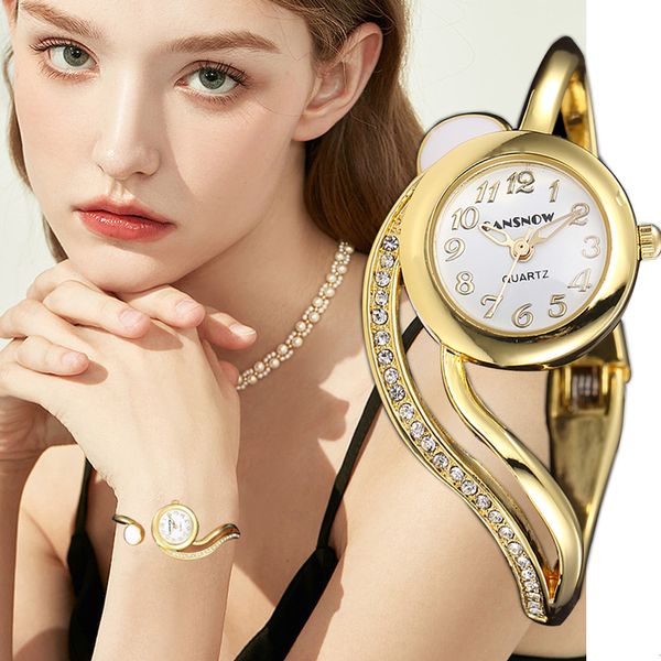 Womens Watches Watch for Women Luxury Bracelet Gold Silver Small Dial Dress In Ladies Quartz Wristwatch Relógio Casual Presente Relvojamento Mujer 230403