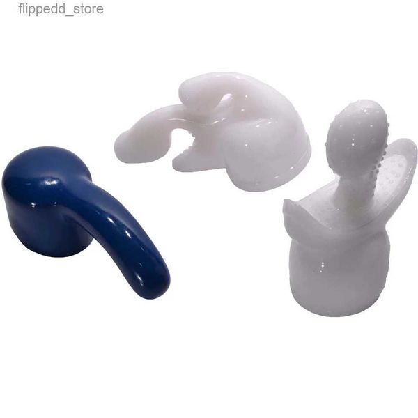 Outros itens de massagem 3 PÇS/SET Varinha Mágica Massageador Anexos AV Rod Head Caps Vibrador Acessórios Adultos Produtos Eróticos Kit de Brinquedos Sexuais Sexy Loja de Produtos Q231104