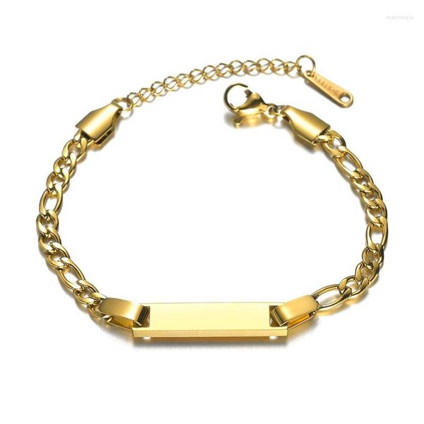 Braccialetti con ciondoli 2023 Gioielli da donna 5mm Larghezza Itanlian Bracciale vuoto Moda Bracciale regolabile in acciaio inossidabile Ragazze Ragazzi Regalo 18cm