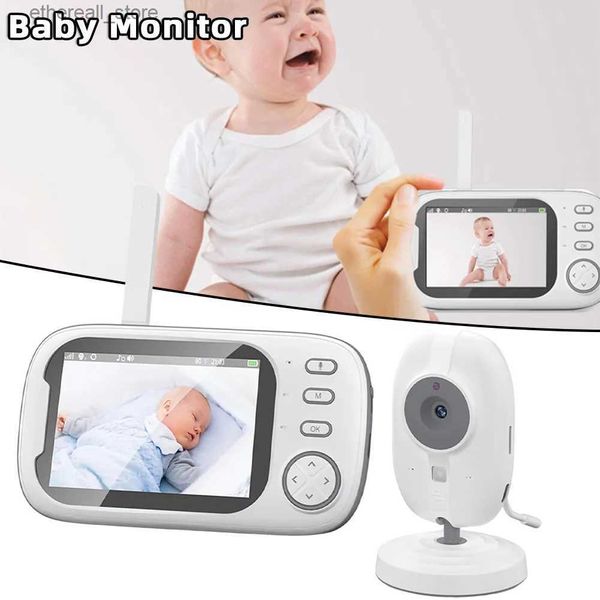 Baby monitor Monitor da 3,5 pollici WiFi Baby Camera Rotazione manuale Baby Camera Monitor Video wireless Sorveglianza intelligente per baby sitter Q231104