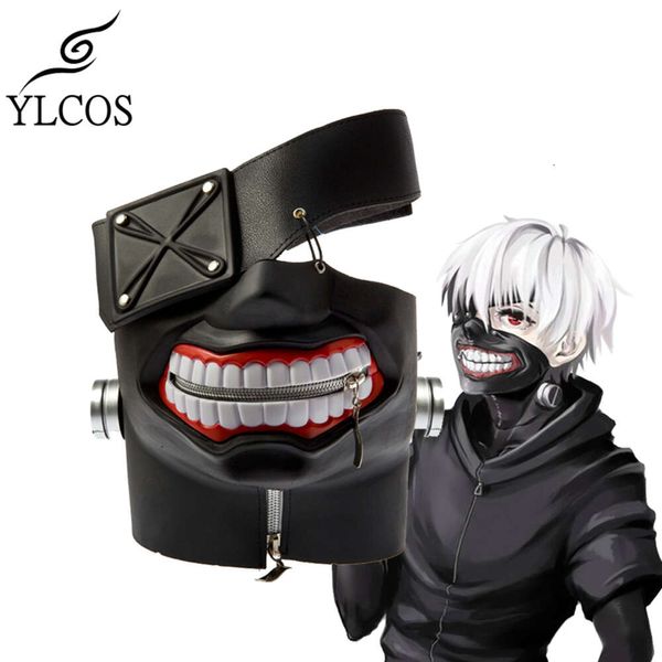 Costumi Catsuit Anime Tokyo Ghoul Kaneki Ken Maschera Cosplay Accessori per costumi da festa di Halloween