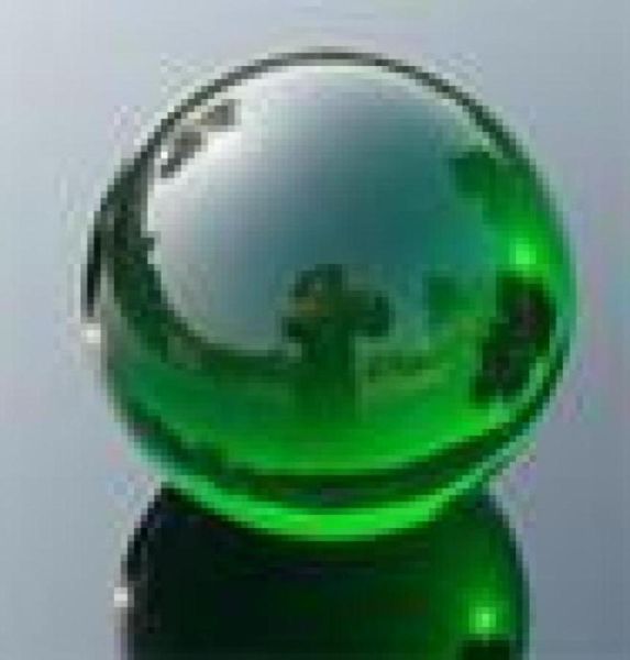 Esfera de cura de cristal mágico verde de quartzo natural raro asiático 40mm Stand7283958