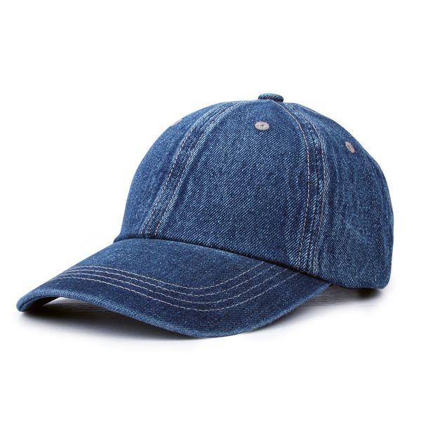 Berretti da baseball Solid Denim Berretto da baseball Cappelli Uomo Donna Lavaggio Cappelli da cowboy Bone Estate Autunno Hip Hop Jeans Cap Casquette Gorras 230403