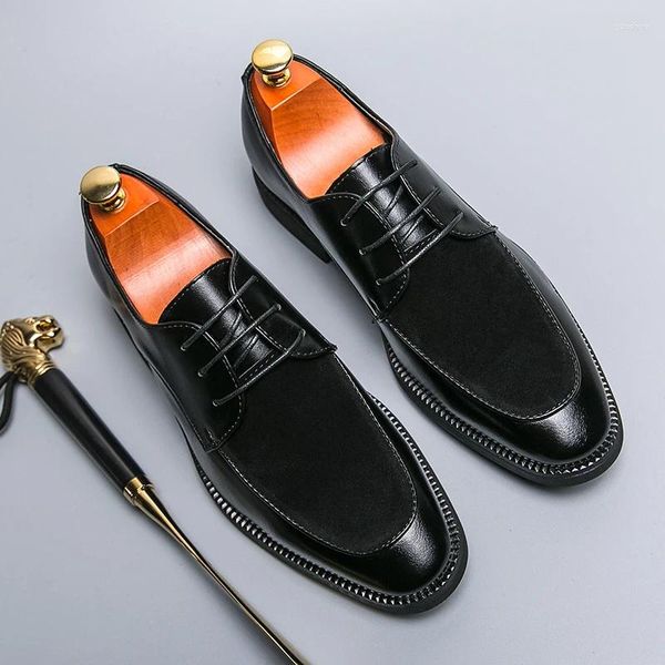 Sapatos de vestido masculino formal 2023 verão smoking moda alta qualidade casual negócios escritório casamento 38-46