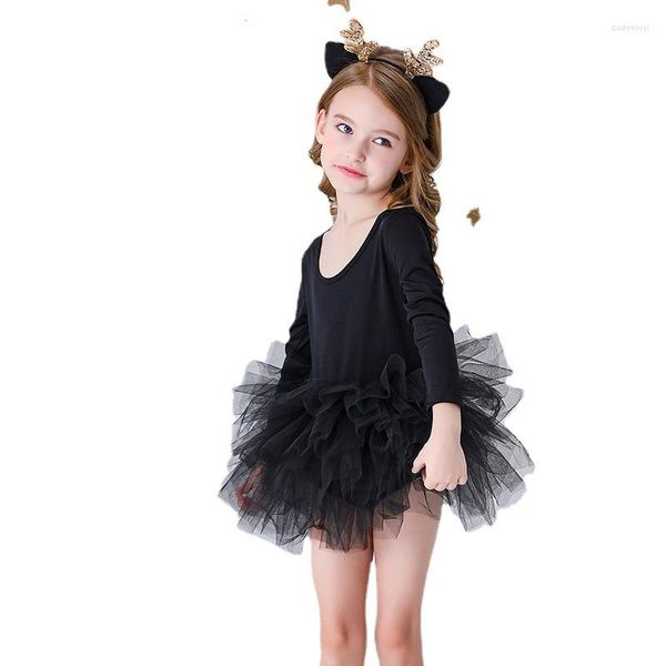 Abiti da ragazza Vestito da balletto di moda Vestito da tutu professionale per bambini Costume da spettacolo per feste da ballo Matrimonio da principessa 2-8 anni