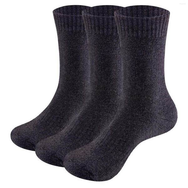 Sports Socks Mens inverno merino lã térmica quente para homens tamanho 37 45 UE 3 pares