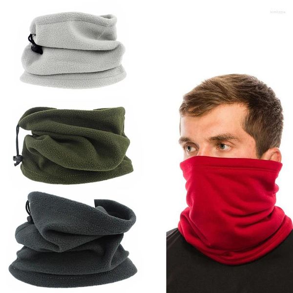 Schals 1 stücke Fleece Halsrohr Ohrwärmer Angeln Skaten Laufen Sport Schal Gesichtsmaske Camping Wandern Radfahren Kopfbedeckung