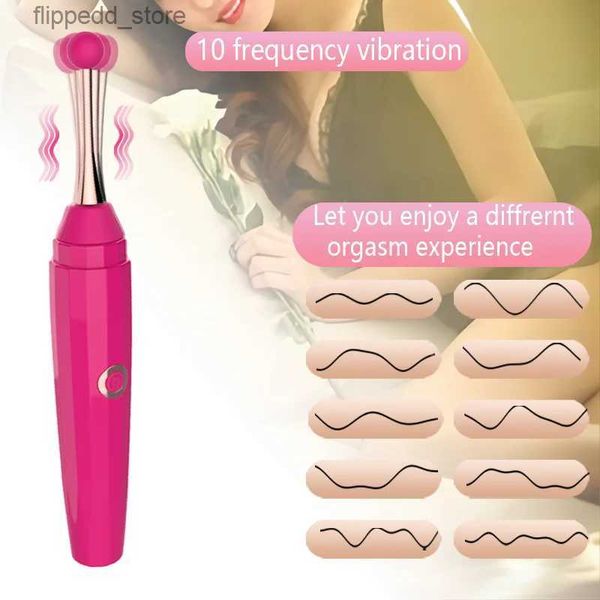 Outros itens de massagem de alta frequência G Spot Vibrador Poderoso Estimulação Clitóris Vagina Massageador Adulto Feminino Mamilo Masturbador Para Mulheres Q231104