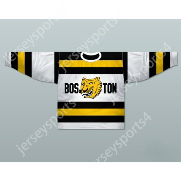 Personalizado BOSTON TIGERS 1929-31 C-AHL HOCKEY JERSEY Top costurado S-M-L-XL-XXL-3XL-4XL-5XL-6XL