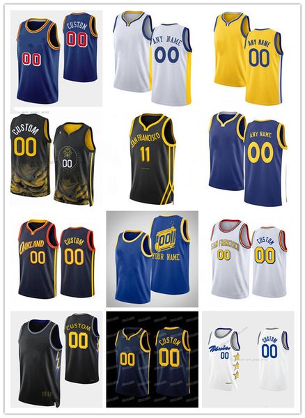 Jersey de basquete Moses Moody Gary Payton II Lester Quinones Kevon Looney Gui Santos Stepen Curry Klay Tompson Jonatan Kuminga Andrew Wiggins Cris Paul