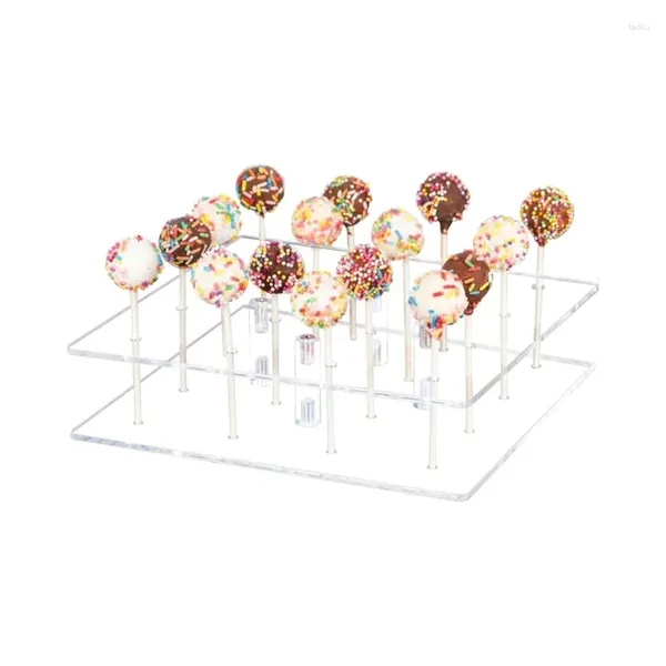 Küche Lagerung Klar Lutscher Halter Acryl Kuchen Display Stand Für Hochzeiten Süßigkeiten Tisch Rack Urlaub Schmuck Party