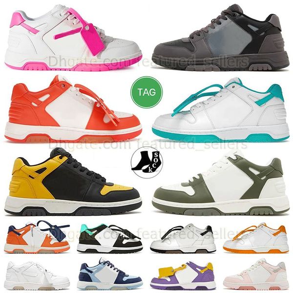 2023 nuovo modello scarpe casual fuori ufficio sneakers verde nero giallo arancione rosa kaki moda donna uomo mocassini OOO vintage in difficoltà piattaforma da passeggio scarpe