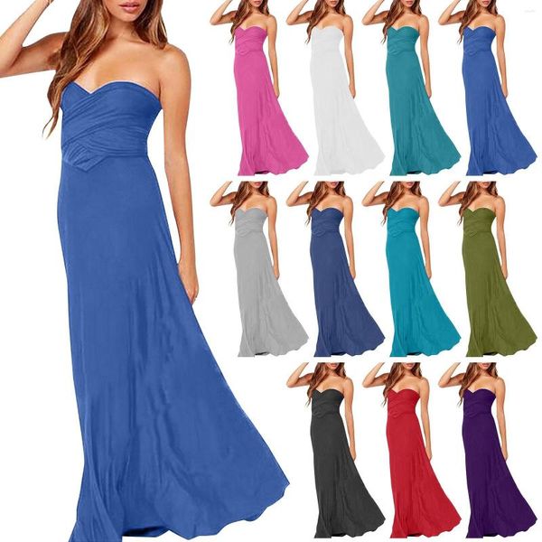 Vestidos casuais mulheres sensuais boho maxi clube vestido bandagem longo festa multiway damas de honra conversível infinito robe longue vestidos femme