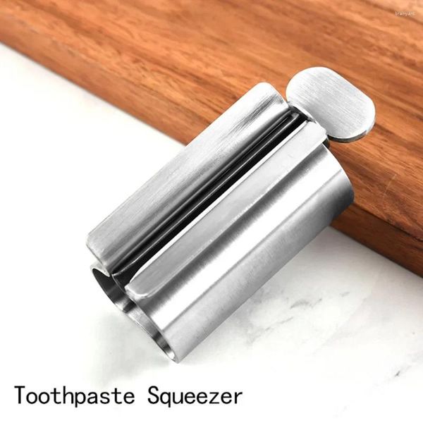 Conjunto acessório de banho extrusão dispensador tubo metal 1pcs ferramenta de pasta de dente cabelo preguiçoso corante pigmento squeezer acessórios de banheiro