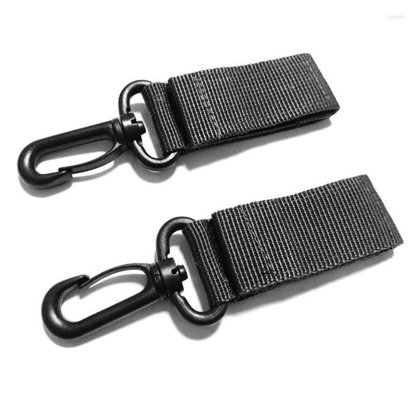 Carabinatore di supporto per la vita per tasti Nylon Backpack Hook Cucciolo della fibbia MOLLE Sistema sospeso Cintura Strumenti per esterni