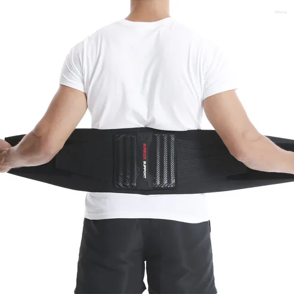 Suporte de cintura ajustável respirável lombar para trás Cinto Trainer Trimmer para homens mulheres almofada cinta de coluna