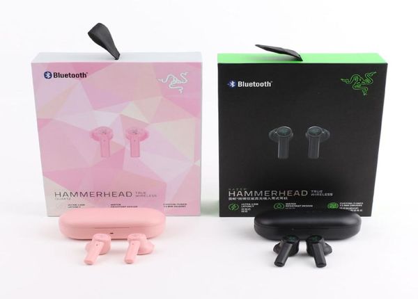 Cuffie wireless Razer Hammerhead Auricolari bluetooth Suono di alta qualità Cuffie da gioco tws auricolari bluetooth sportivi Fase Shipp9038380