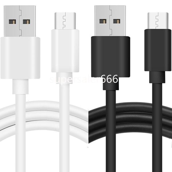 2A Cabo Micro Tipo C de Carregamento Rápido 1m 2M 3M Cabos Usb de Carregamento Rápido Fio Para Samsung Lg Android Phone S1