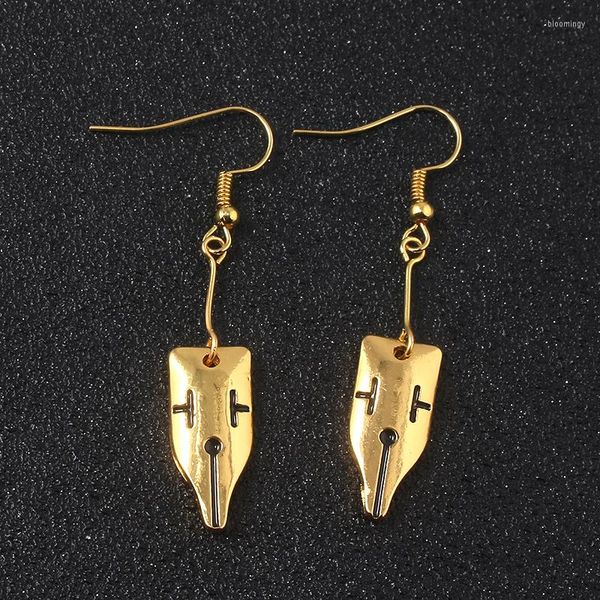 Серьги -серьги с мультфильмами Jojos Bizarre Adventure for Women Gold Fashion Jewelry Disters Dired