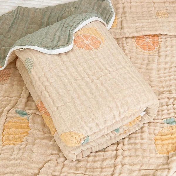 Cobertores de bambu algodão bebê cobertor musselina recebendo toalha de banho infantil crianças swaddle envoltório nascido cama colcha capa