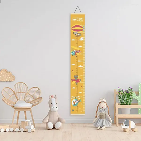 Dekorative Figuren Praktische Höhenmarkierung Zarte Anti-Fade-Tabelle Baby-Maßlineal