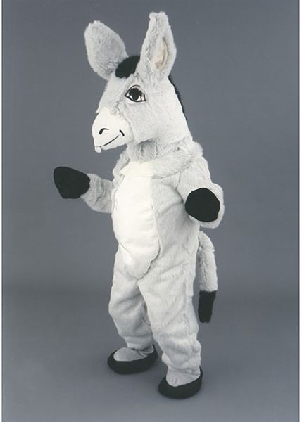 Alta qualidade burro mascote trajes halloween fantasia vestido de festa personagem dos desenhos animados carnaval natal páscoa publicidade festa de aniversário