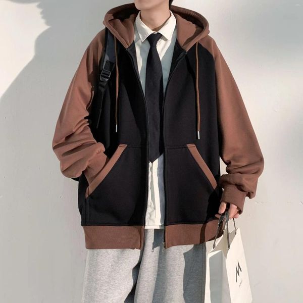 Damen Hoodies Xuan Phd Kapuzenpullover Herren Frühling und Herbst 2023 Modemarke Hong Kong Wind Paar Jacke Trend Mantel Herren
