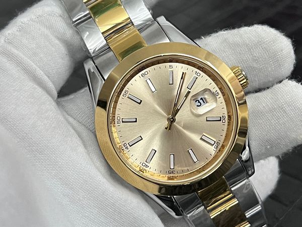 Orologi da polso di marca completa di moda da uomo stile maschile data di lusso con orologio al quarzo con cinturino in metallo in acciaio inossidabile con logo RO 265