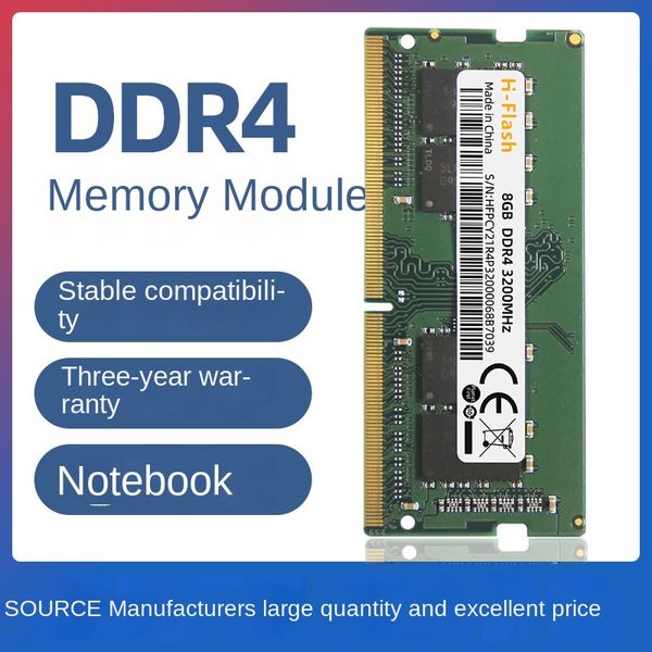 Barra di memoria DDR4 Barra di memoria per laptop 16G Memoria 2666G per la progettazione di giochi