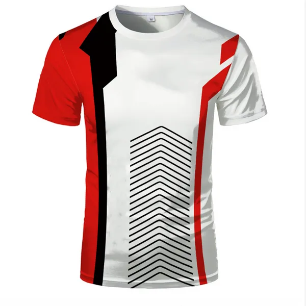 Herren-T-Shirts 3D Digital Summer-Selling Fashion Kurzarm Slim und bequemes Casual Sports T-Shirt