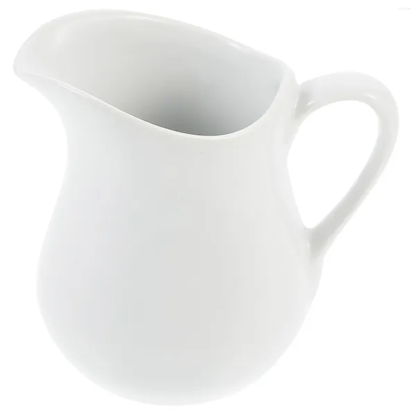 Наборы столовой посуды Поднос из нержавеющей стали Керамическая чашка для молока Кофе Нежный белый контейнер V-образный рот Поставка завтрака