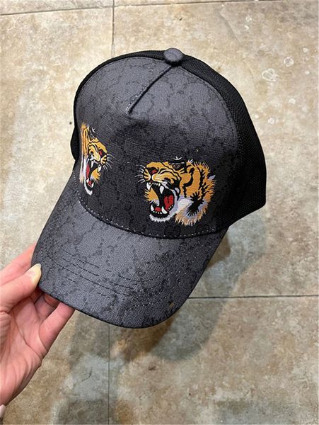 Desingers Letter Baseball Cap Damenkappen Manempty Stickerei Sonnenhüte Tigerschlange Mode Freizeit Design Blockhut 10 Farben Gestickt Gewaschen Sonnenschutz Hübsch 05