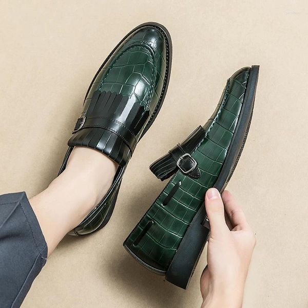 Scarpe eleganti da uomo di alta qualità Mocassini comodi casual Mocassini in vera pelle Uomo Calzature da guida Barca leggera