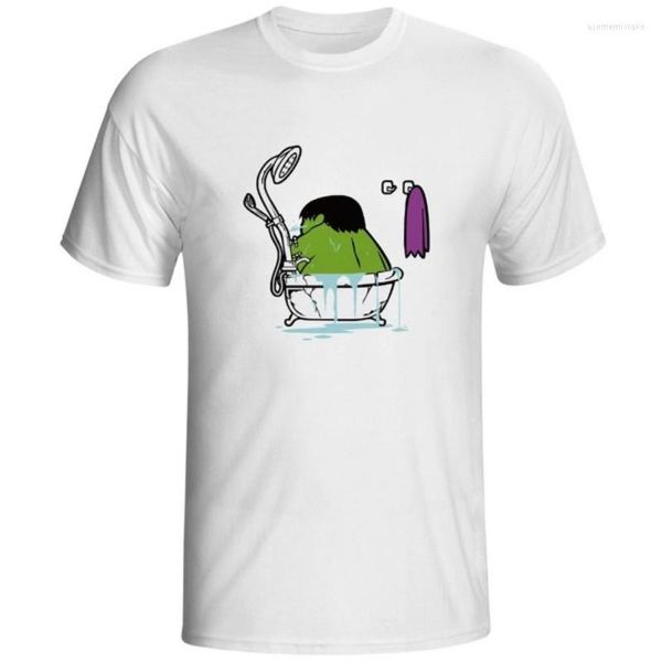 T-shirt da uomo Banner Loves Bath T-shirt bianca