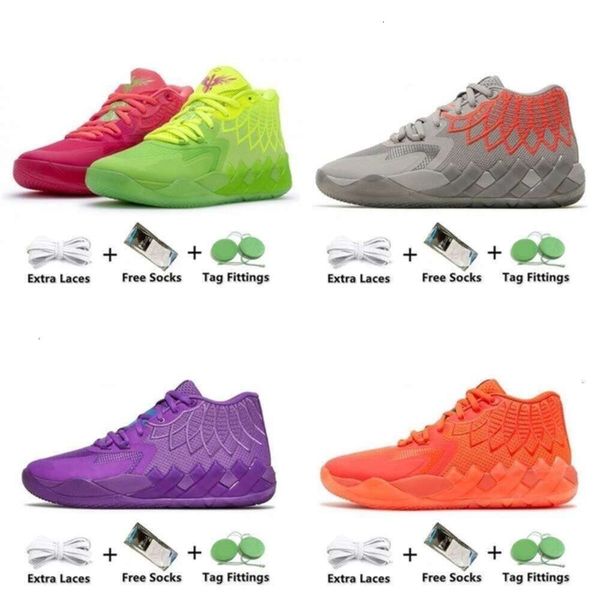 Scarpe sportive Lamelo Shoe Lamelo Ball 1 20 Mb01 Scarpe da basket da uomo Sneaker Black Blast Buzz City Lo Ufo Not From Here Queen City Rock Ridge Red Mens Train