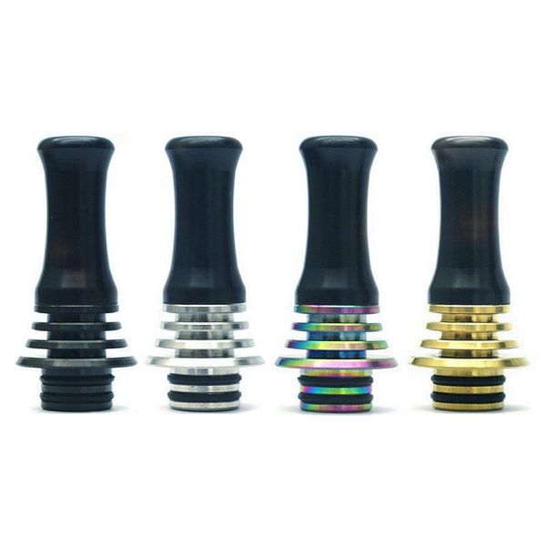 Strumenti di ricambio 510 Drip Tip con dissipatore di calore Fit BSKR Berserker V3 MTL RTA GTX Tank 22 Crown IV 4 iJust D20 ecc.